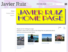 Tablet Screenshot of javier-ruiz.com